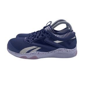 Reebok HIIT Athletic Work Shoes Composite Toe Safety Blue Pink Womens 7.5